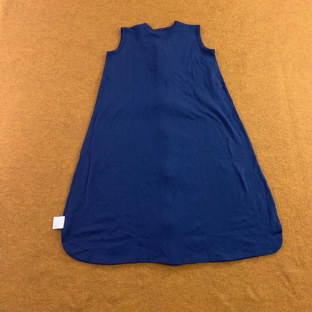 Fiemöl Baby XL 18-24 Months Navy Blue Cotton Sleeveless Zipper Sleep Sack New